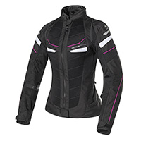 Clover Rainjet 2 Wp Lady Jacket Black Fuchsia