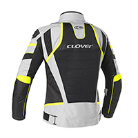 Chaqueta Dama Clover Rainjet 2 WP gris amarillo