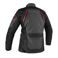 Clover Storm 4 Wp Lady Jacket Dark Grey Red