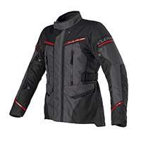 Blouson Femme Clover Storm 4 Wp Gris Foncé Rouge