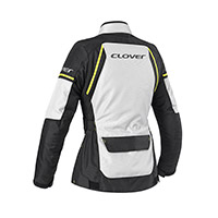 Chaqueta moto verano CLOVER Tropica Gris Negro - Mujer en venta 