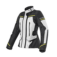 Chaqueta Dama Clover Storm 4 WP gris amarillo