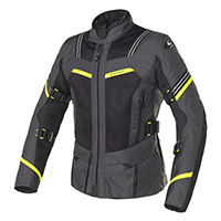 Chaqueta Clover Ventouring 3 Wp Airbag gris amarillo