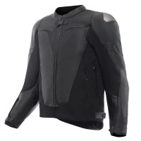 Dainese Avro 6 Lederjacke schwarz