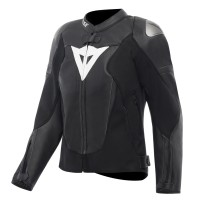 Dainese Avro 6 WMN Damen Lederjacke schwarz