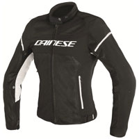 Dainese Air Frame D1 Lady Tex Jacket Black White