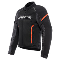 Dainese Air Frame 3 Jacket Black Red Fluo