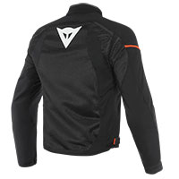 Chaqueta Dainese Air Frame D1 Tex negra fluo rojo