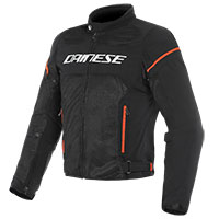 Dainese Air Frame D1 Tex Jacke schwarz fluorot