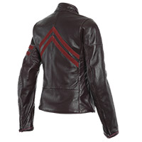 Dainese Arielle D72 Leather Jacket Purple Woman