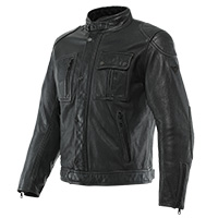 Chaqueta de cuero Dainese Atlas negro