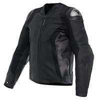 Dainese Avro 5 レザー ジャケット ブラック レッド ラバ ホワイト