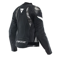 Dainese Avro 5 WMN レザー ジャケット ブラック ホワイト