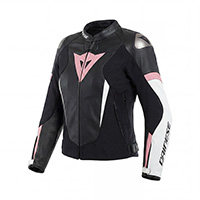 Dainese Avro 6 WMN Damen Lederjacke pink