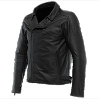 Chaqueta de cuero Dainese Chiodo negro