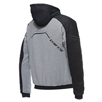 Sweat à Capuche Dainese Daemon-x Zip Gris Rouge Fluo