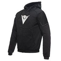 Sudadera Dainese Daemon-X Zip gris rojo fluo