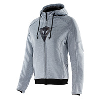 Dainese Daemon-x Zip Woman Hoodie Grey
