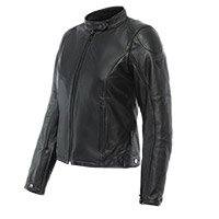 Blouson en cuir femme Dainese Electra noir