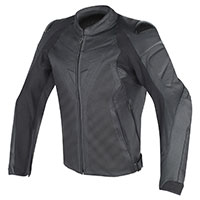 Dainese Fighter Perforated Leather Jacket Black