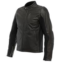 Veste en cuir perforé Dainese Istrice marron