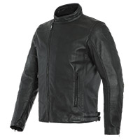 Dainese Mark D72 Leather Jacket Black