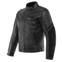 Blouson en cuir Dainese Merak noir