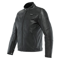 Dainese Mike 3 Leather Jacket Black