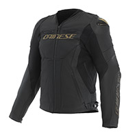 Giacca Pelle Dainese Racing 5 Nero Oro