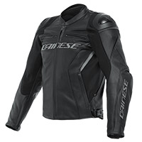 Chaqueta de cuero Dainese Racing 4 S/T negro