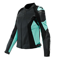 Dainese Racing 4 Damen Perforierte Jacke schwarz