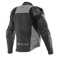 Chaqueta de cuero Dainese Racing 4 Perforated gris - 2