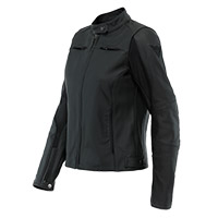 Veste En Cuir Femme Dainese Razon 2 Noir