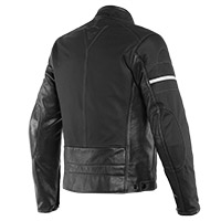 Chaqueta de cuero Dainese Saint Louis negra - 2