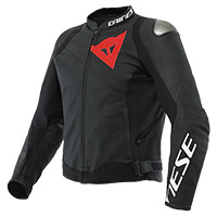 Blouson En Cuir Dainese Sportiva Noir