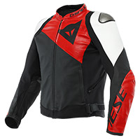 Giacca Pelle Dainese Sportiva Lava Rosso