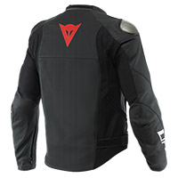 Dainese Sportiva Perforated Leather Jacket Black - 2