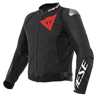 Giacca Pelle Dainese Sportiva Perforated Nero