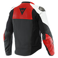 Chaqueta de cuero Dainese Sportiva Perforated rojo - 2