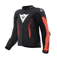 Dainese Super Speed 5 Jacket Red Fluo White
