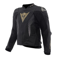 Dainese Super Speed 5 Perforated Jacket Black Gold