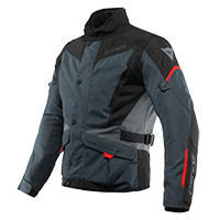 Giacca Dainese Tempest 3 D-dry Nero Lava Rosso