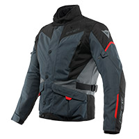 Giacca Dainese Tempest 3 D-Dry nero lava rosso