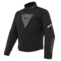 Dainese Veloce D-Dry Jacke schwarz charcoal