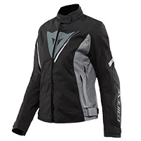 Chaqueta dama Dainese Veloce D-Dry negro charcoal