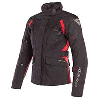 Dainese X-Tourer D-Dry dama chaqueta negro rojo