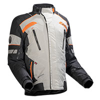 Chaqueta Dane Odense negro naranja gris