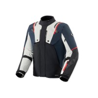 Giacca Rev'it Fractal H2O blu bianco