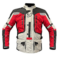 Chaqueta Berik Adventure negro rojo blanco