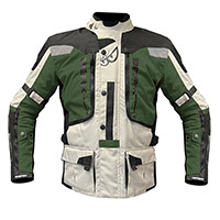 Berik Adventure Jacket Black White Green